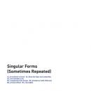 Sylvain Chauveau : Singular Forms (Sometimes Repeated)[CD]