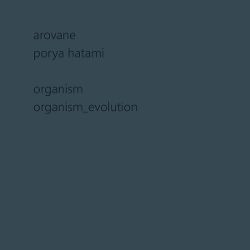 Arovane + Porya Hatami : Organism & Organism_evolution [2xCD]